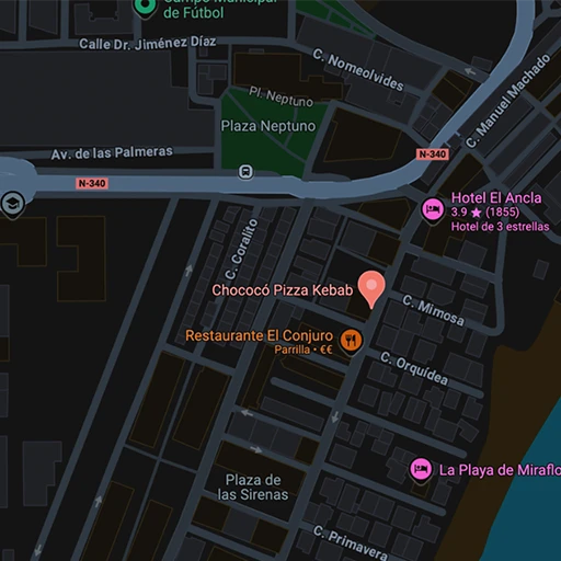 Localización de Chococó Gelato Calahonda en Google Maps