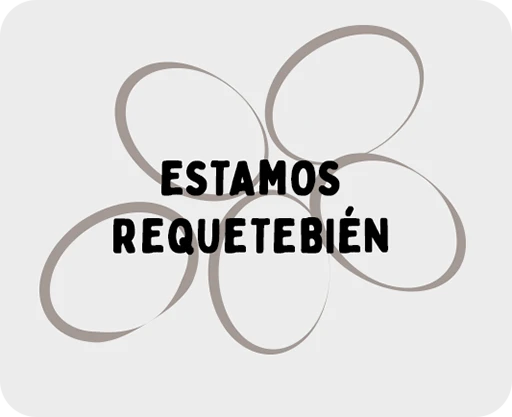 ilustración de varias tarrinas de helado "estamos requetebién" dibujadas mediante trazos