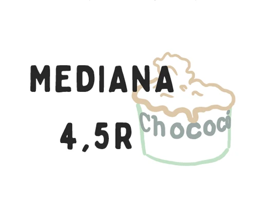 4,5 R de cantidad de azúcar aproximada en nuestras raciones medianas de helados